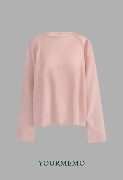 [Self-produced] Born blouse. - Light pink.
