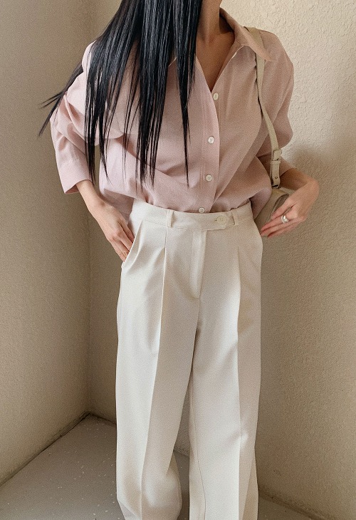 Rotten String Shirt Blouse - Indie Pink